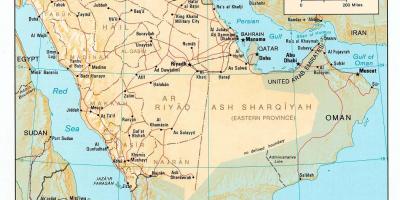 Саудівська Аравія карта HD