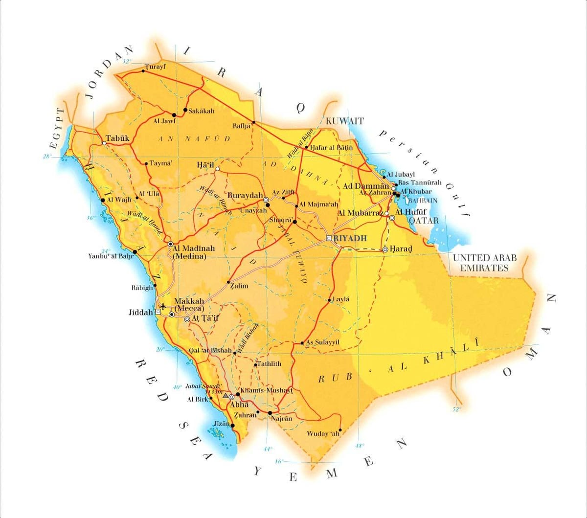 даммам КСА карті