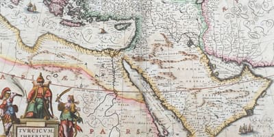 Стара карта Саудівської Аравії
