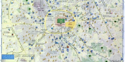 Карта минаваре Мадіна Саудівська Аравія