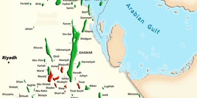 Карта маніфа в Саудівській Аравії
